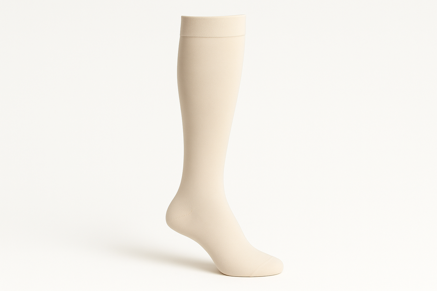 beige compression sock